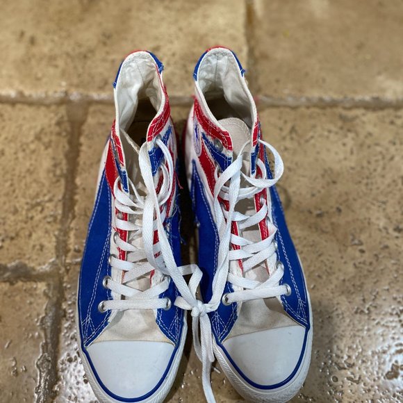 All Star Converse UK Flag Design Sneakers - Picture 2 of 3